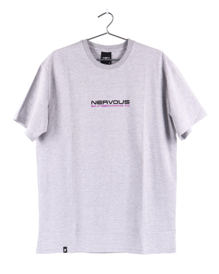 Nervous 2000 Heather Grey T-Shirt | RideHub