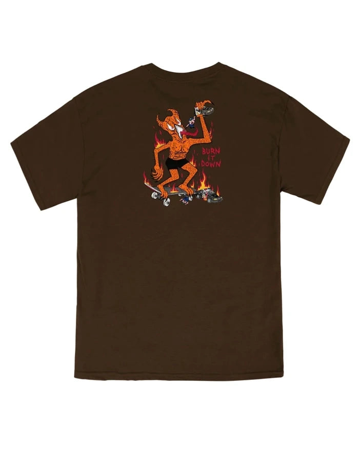 Thrasher Burn It Down Dark T-Shirt | RideHub