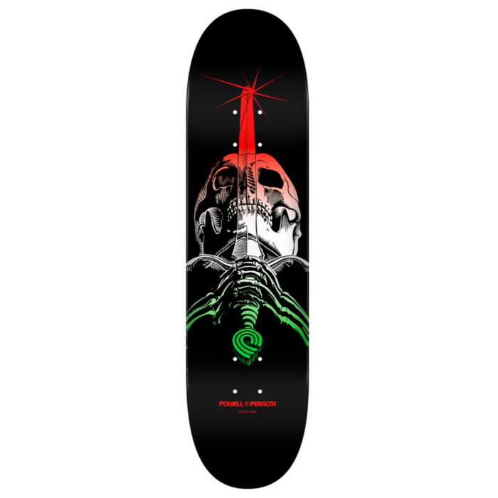 Powell Peralta Skull & Sword Green Fade countertop 8.25 | RideHub