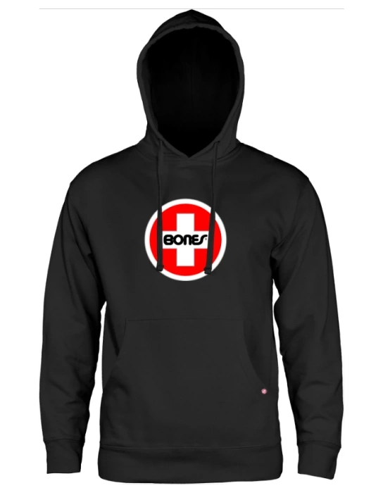 Hood Powell Peralta Bones Bearings Swiss Circle Mid Weight Black | RideHub