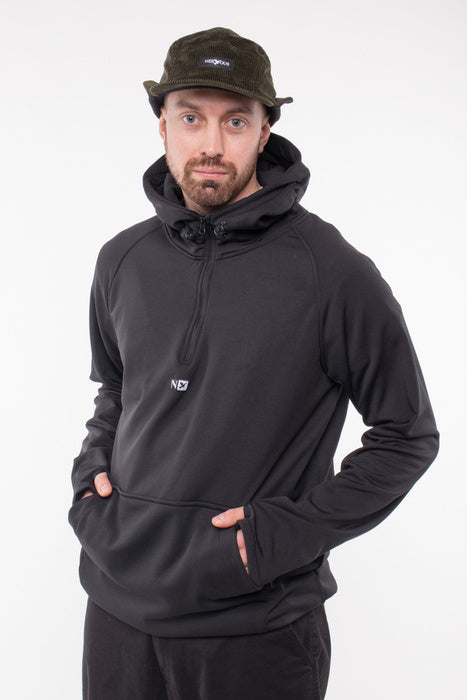 Nervous SL Initial Black Hoodie | RideHub