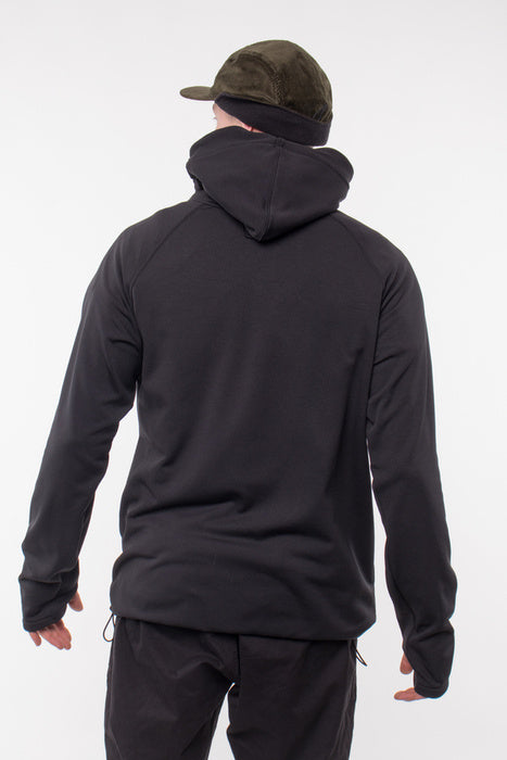 Nervous SL Initial Black Hoodie | RideHub