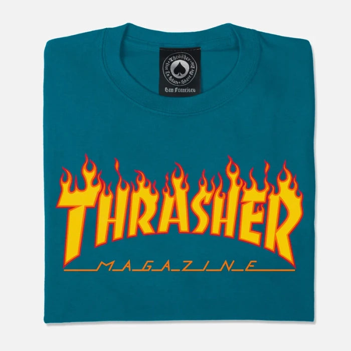 Thrasher Flame Logo T-Shirt | RideHub