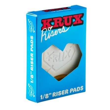 Krux Risers 1/8" White | RideHub