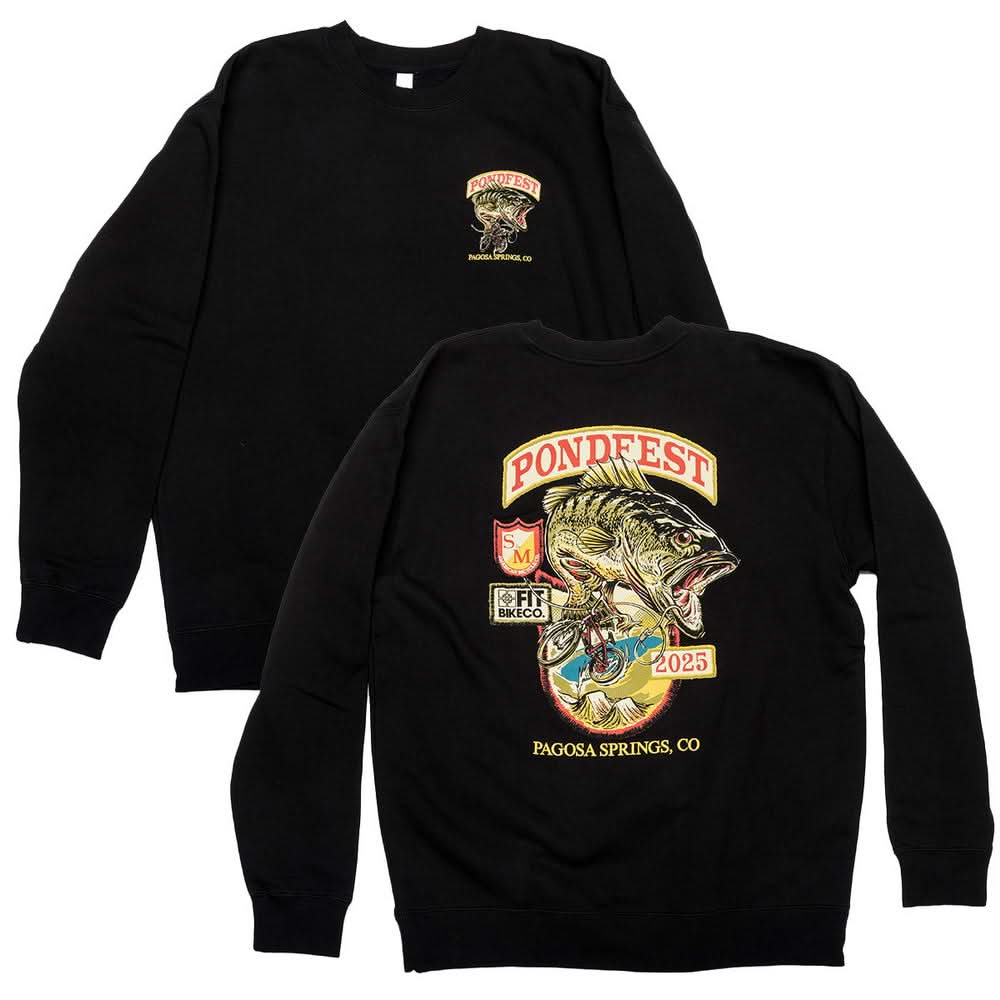 Bluza crewneck S&M Bikes Pondfest Fish Heavy Sweater | RideHub