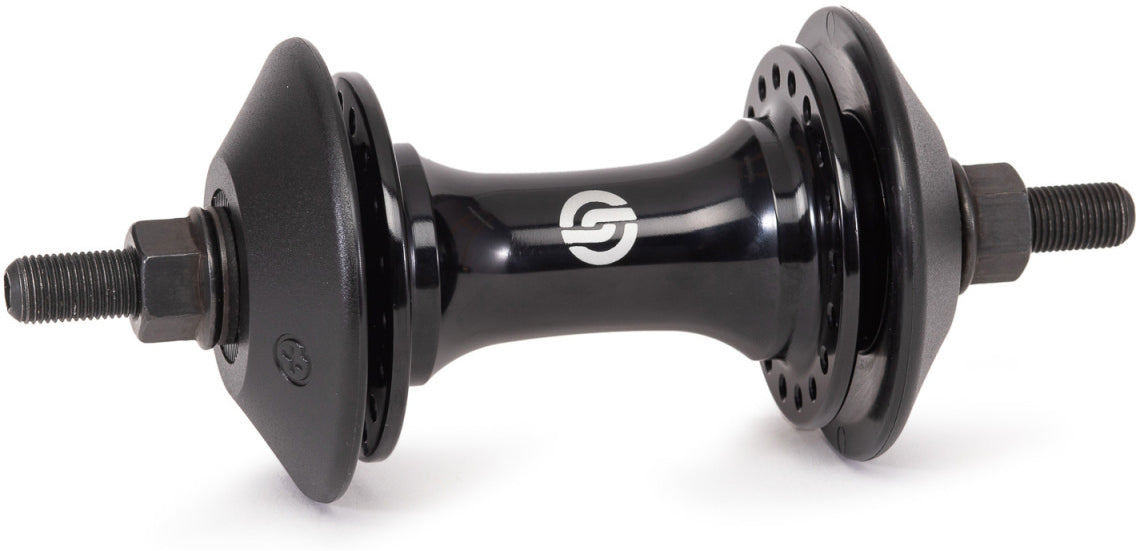 SaltPlus EX front hub 3/8" Black x2 hubguards | Ride Hub