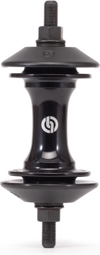 SaltPlus EX front hub 3/8" Black x2 hubguards | Ride Hub