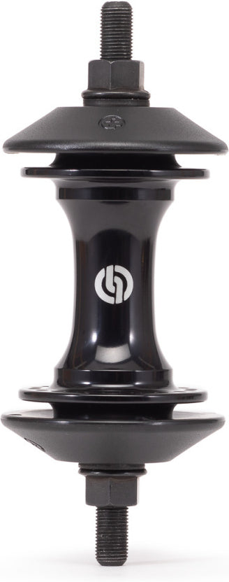 SaltPlus EX front hub 3/8" Black x2 hubguards | Ride Hub