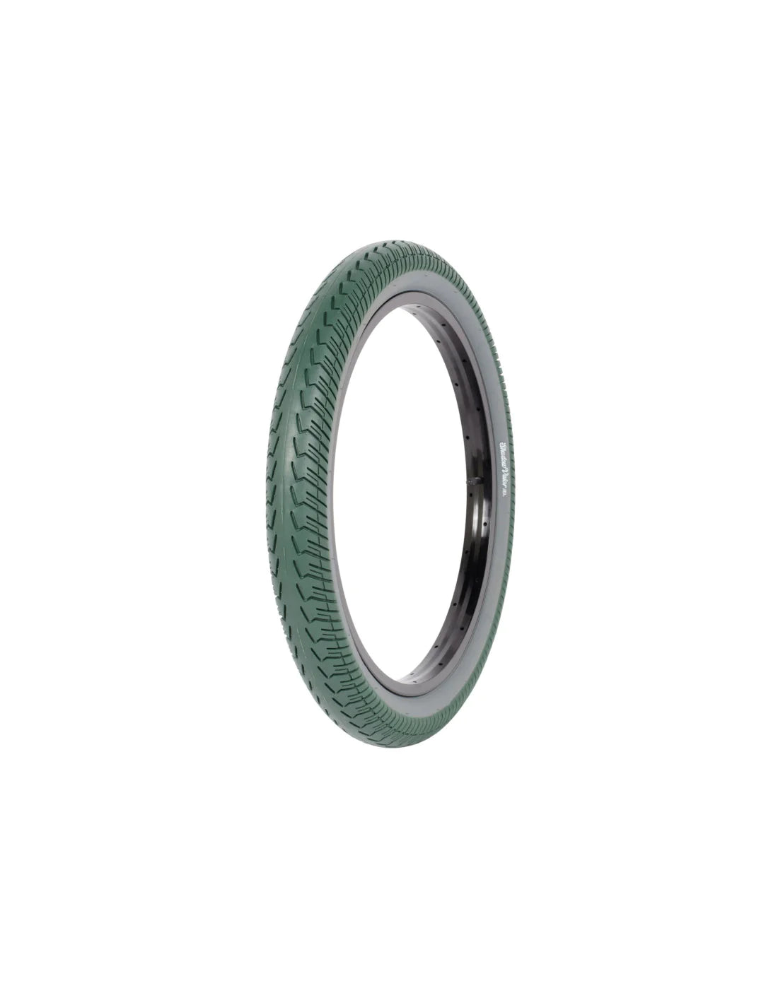Shadow Valor Grey/Green Tire BMX Tire | RideHub