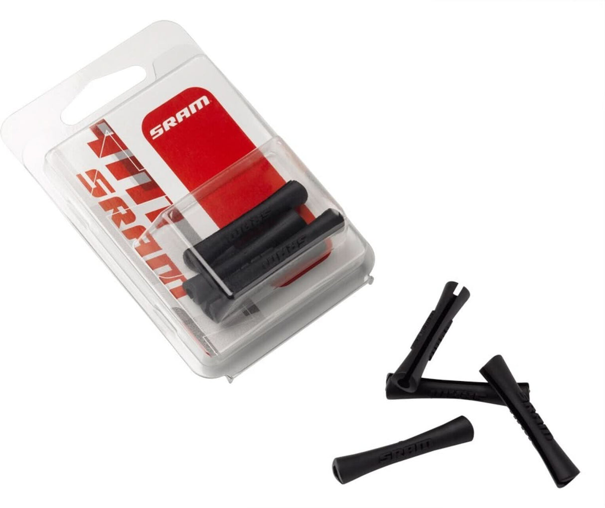 Line/Housing Frame Protector, Rubber, Black - SRAM Qty 4