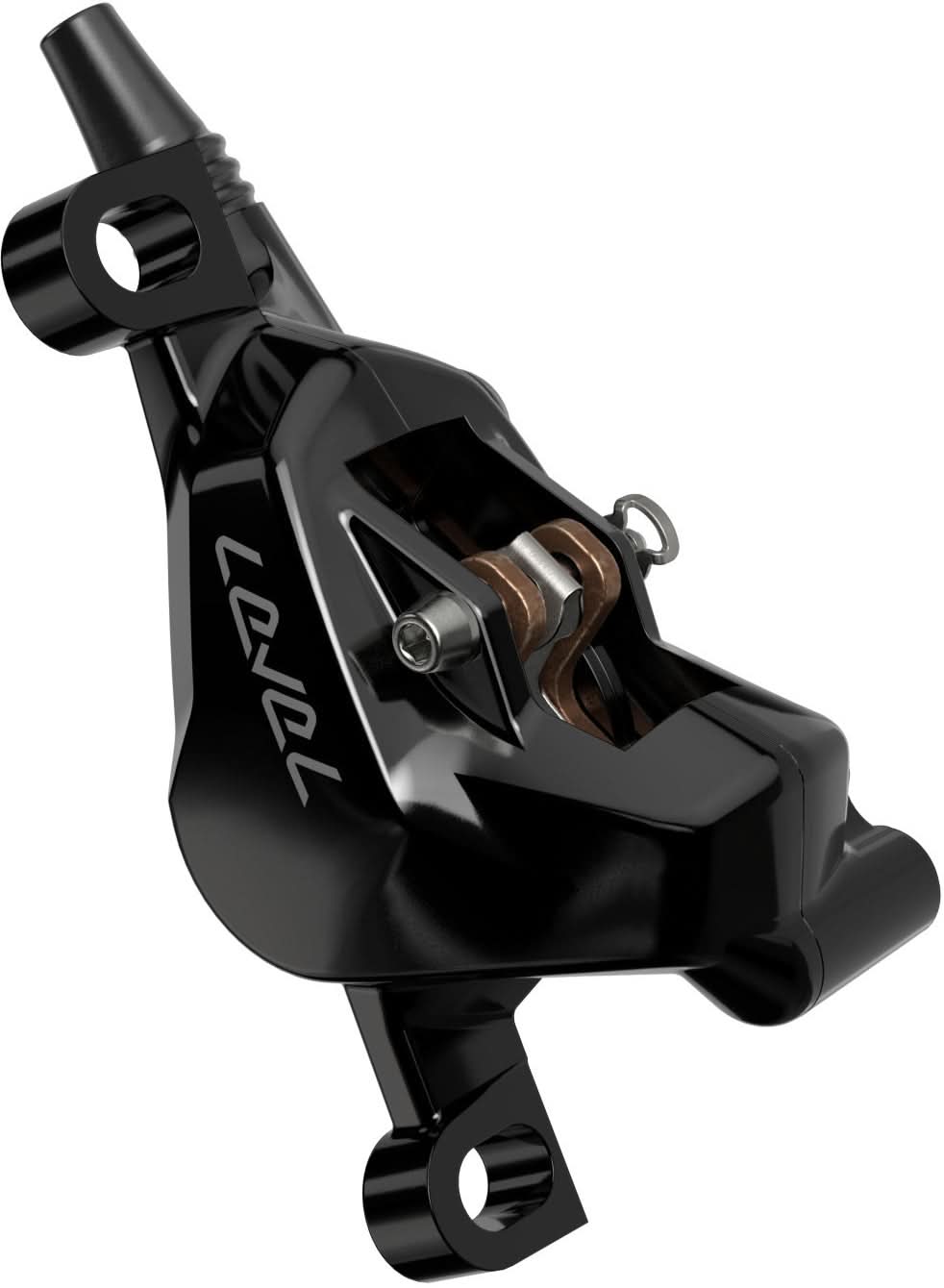 SRAM Bremse Level Silver Stealth - vorne schwarz, 950mm Leitung, 2 Kolben ohne Rotor/Adapter