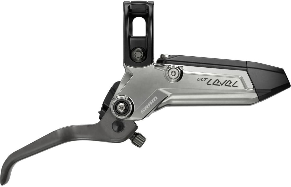 SRAM Bremse Level Ultimate Stealth-vorne silver, 950mm Leitung, 4 Kolben ohne Rotor/Adapter