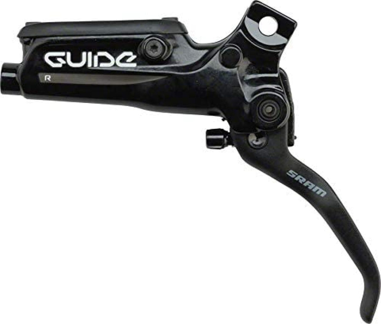 DISC BRAKE LEVER ASSEMBLY - ALUMINUM LEVER (ASSEMBLED, NO HOSE, INCLUDES BARB &