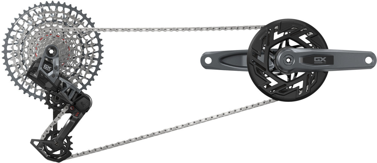 SRAM Kit GX AXS Eagle Transmission 175mm DUB Wide, 32T, 10-52T, incl. Ladegerät, Batterie & Kette