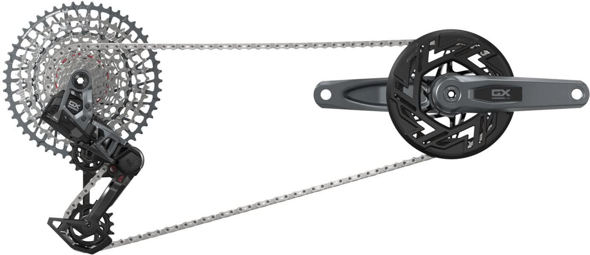 SRAM Kit GX AXS Eagle Transmission 175mm DUB Wide, 32T, 10-52T, incl. Ladegerät, Batterie & Kette