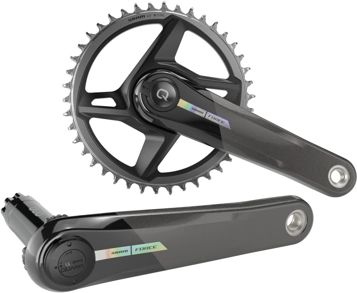SRAM Kurbelgarnitur Quarq Force 1x AXS 40T DM, 165mm, Achsmessung ohne Innenlager, DUB