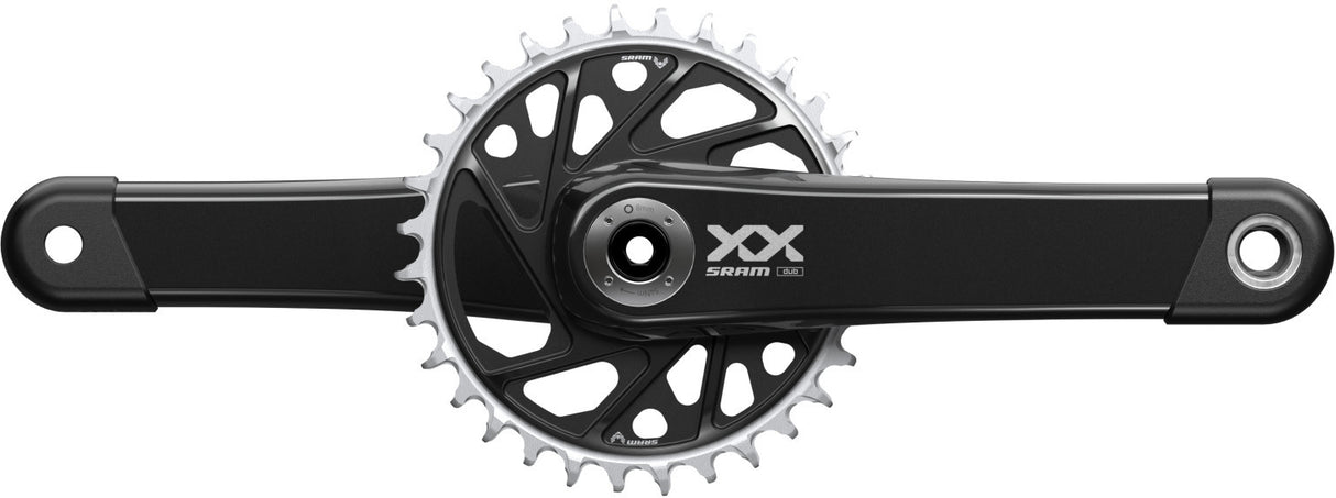 SRAM Kurbelgarnitur XX Eagle DUB Wide 175mm, 32T DM, schwarz ohne Innenlager, QF:174mm, CL55