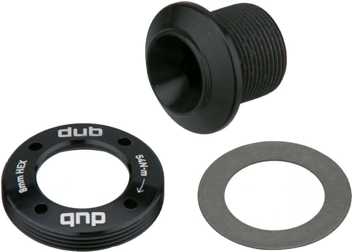 CRANK ARM BOLT SELF-EXTR M18/M 30 DUB BLK