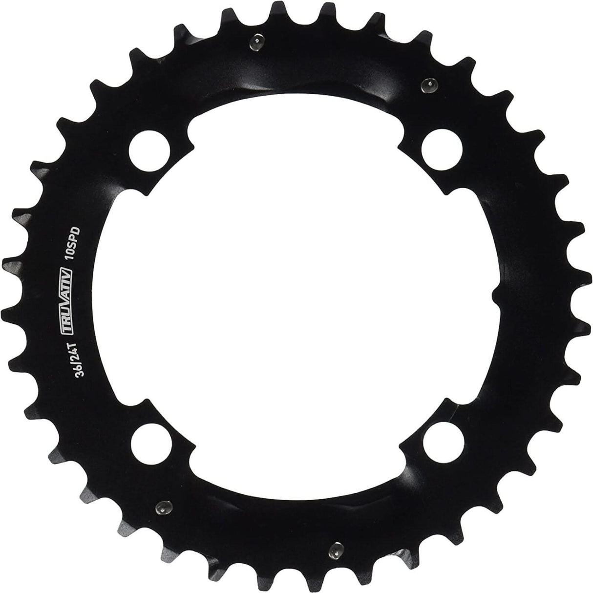 CHAIN RING MTB 36T 104 S1 AL3 2X10 BLAST BLACK (SPECIALIZED 36/24)