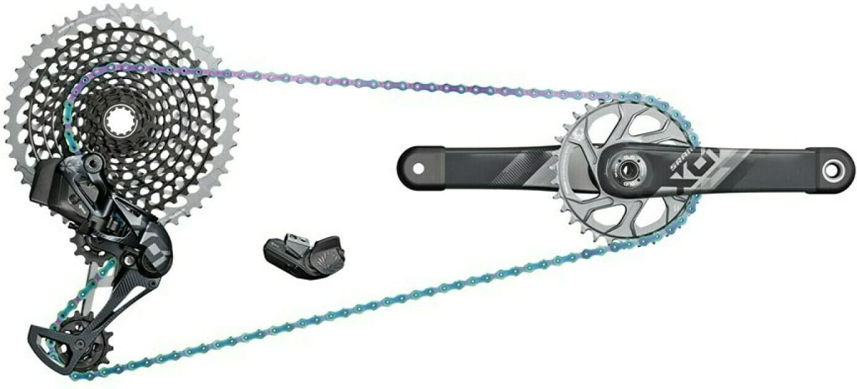 SRAM Schaltwerk X01 Eagle AXS 12-fach, lunar gray ohne Batterie