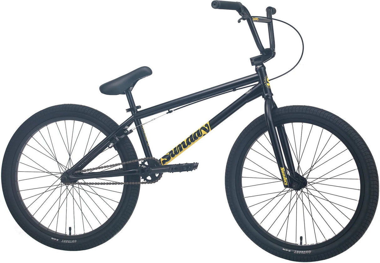 Sunday Model-C 24" Gloss Black BMX bike | Ride Hub