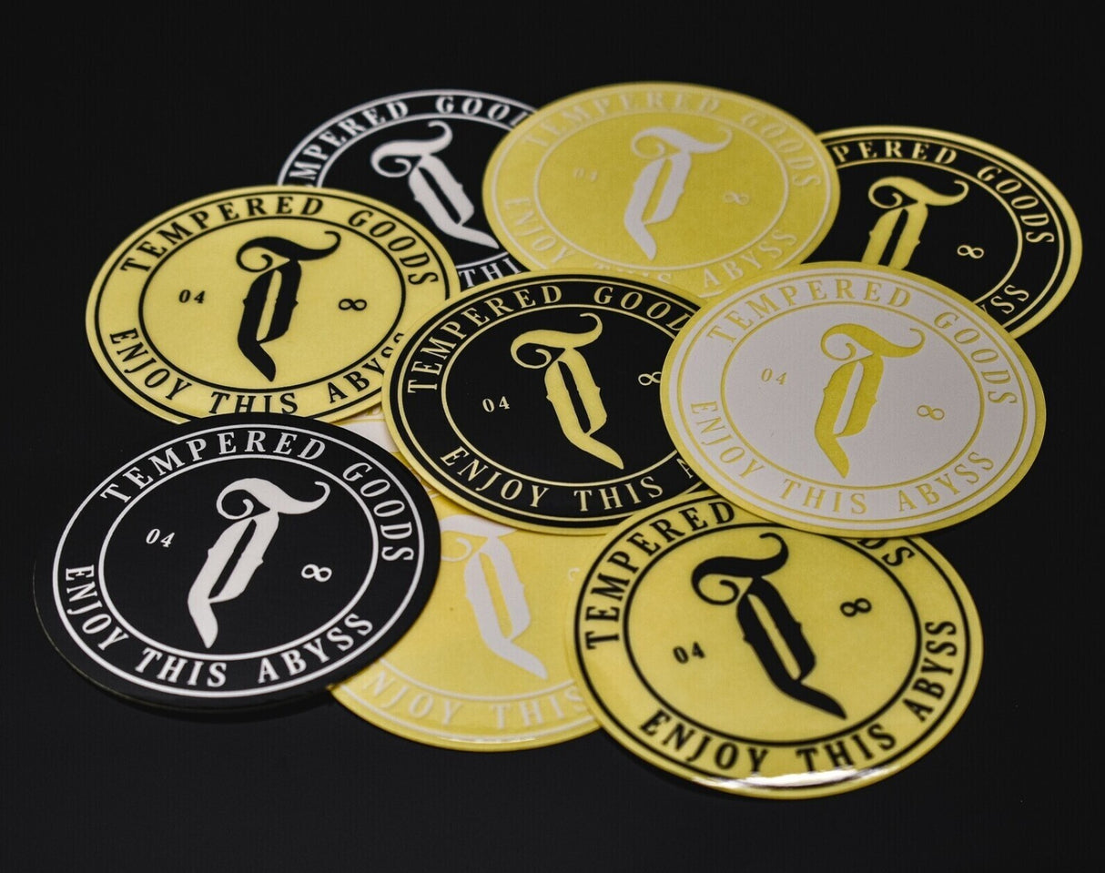 Tempered Abyss Logo Sticker Pack 10pk | Ride Hub