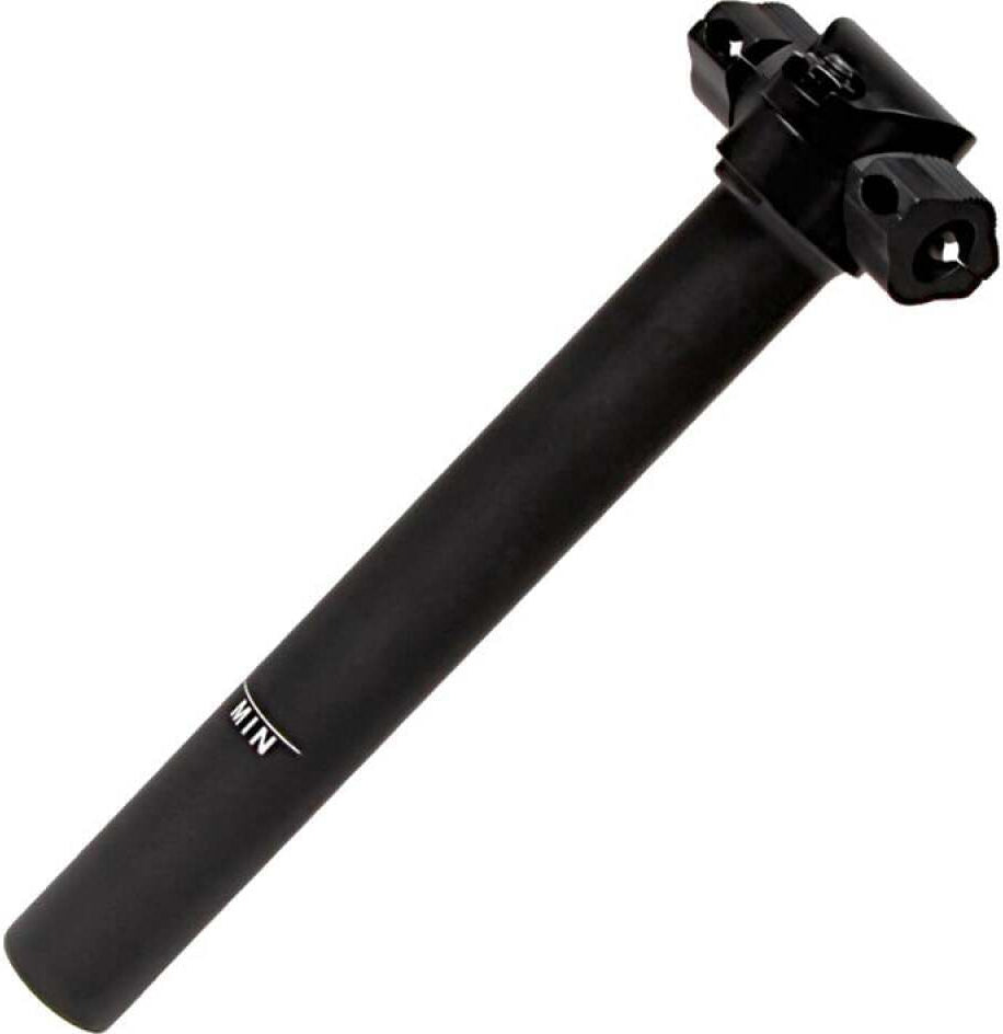 BMX Tempered Railed "T" Logo Seat Post 320mm | RideHub