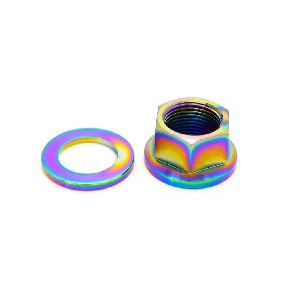 TLC Titanium BMX Axle Nut with Washer | RideHub