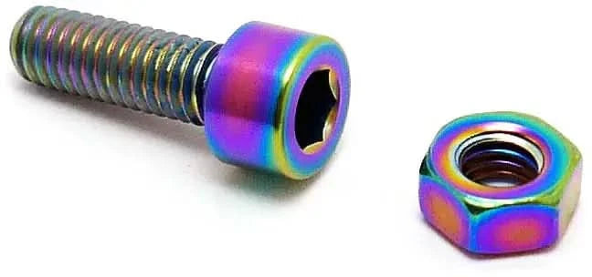 TLC Titanium BMX Seat Clamp Bolt and Nut | RideHub
