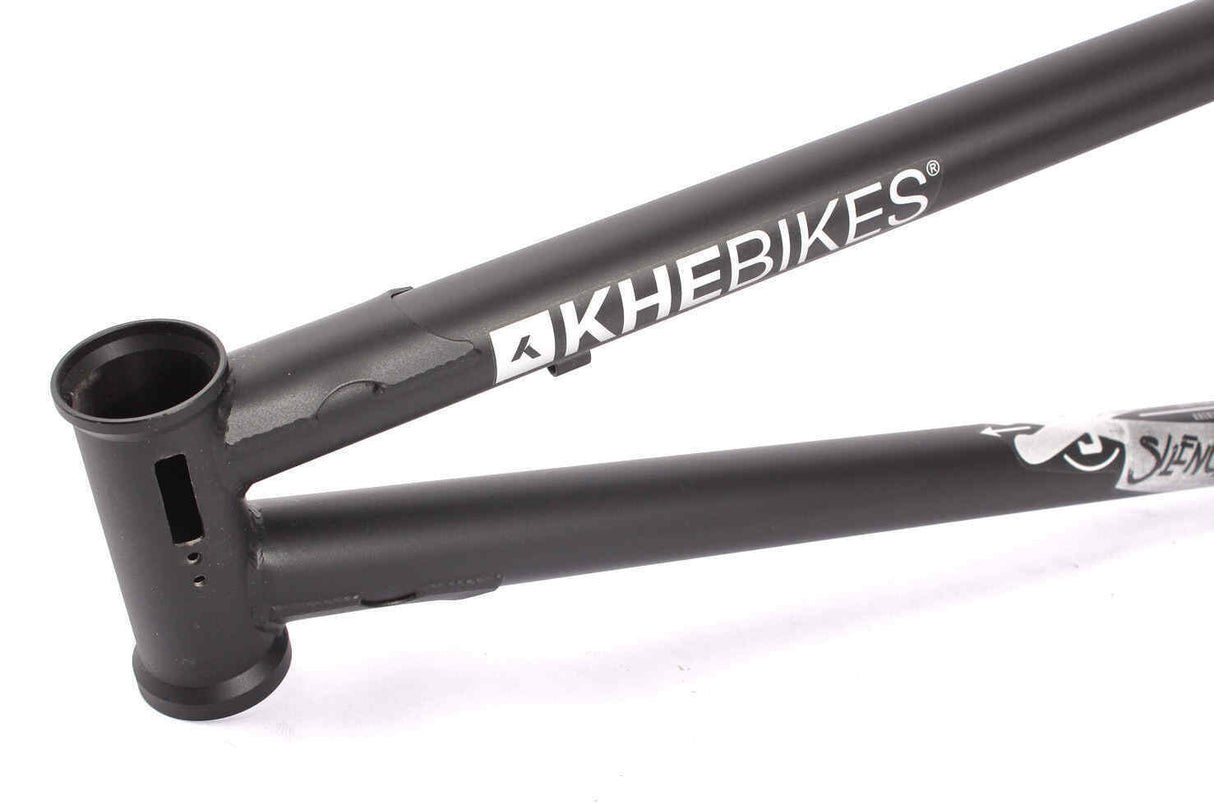 KHE SILENCER LT 20" CrMo BMX Frame – Black | RideHub