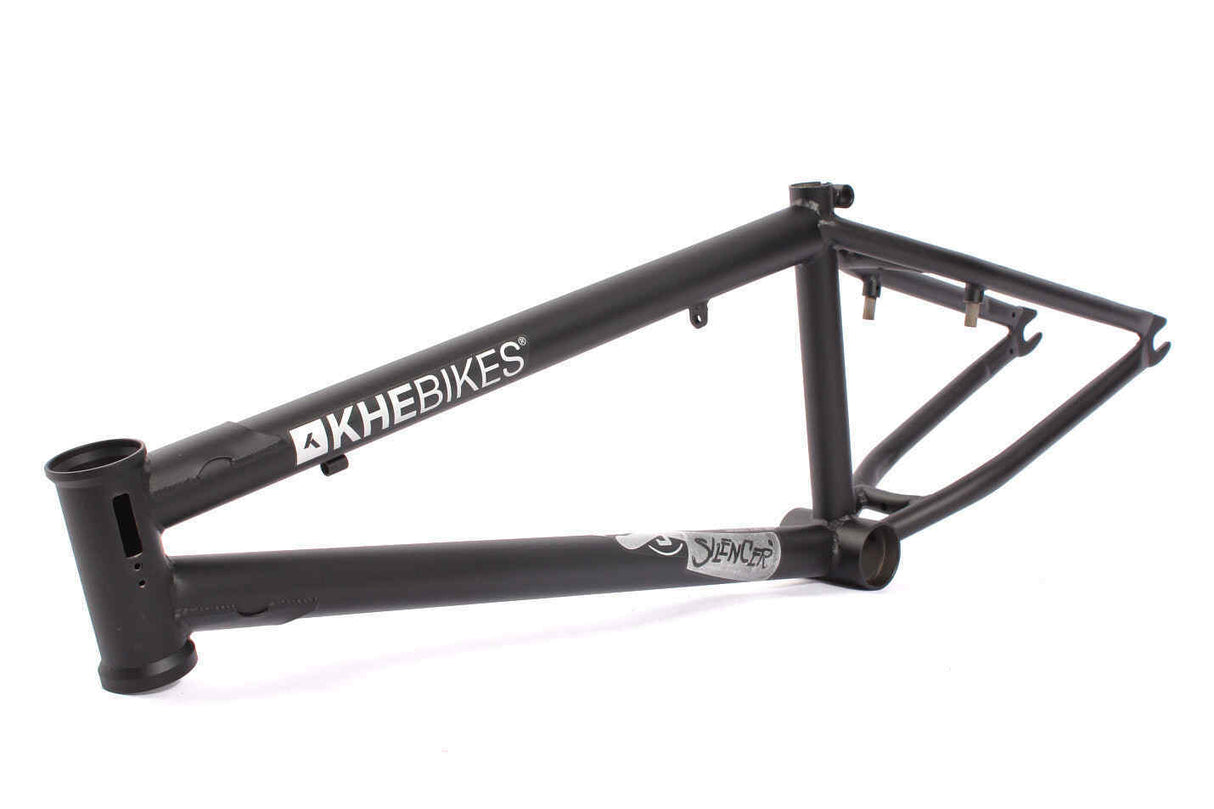 KHE SILENCER LT 20" CrMo BMX Frame – Black | RideHub