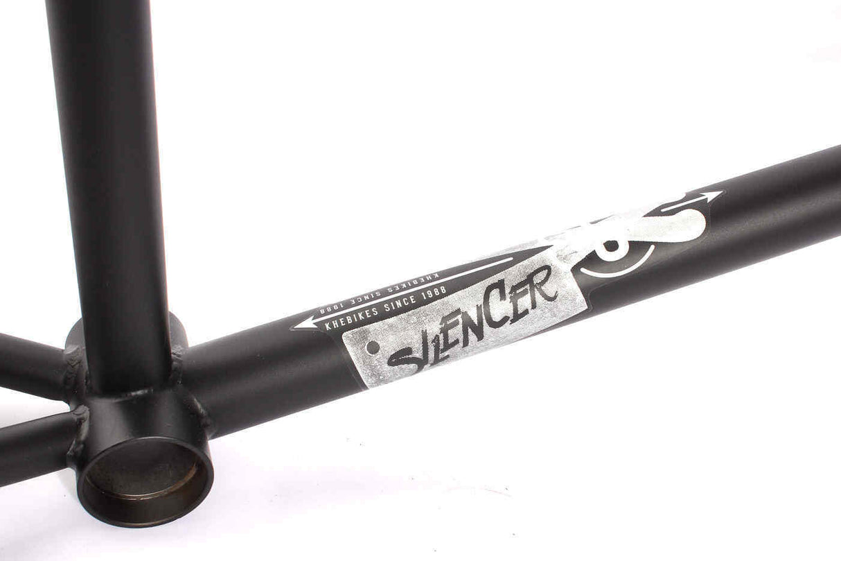 KHE SILENCER LT 20" CrMo BMX Frame – Black | RideHub