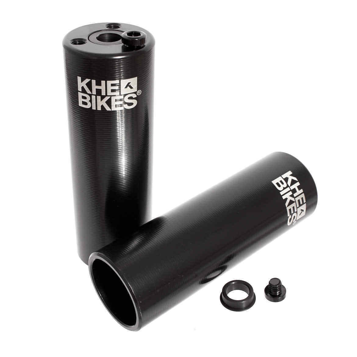 KHE LASER PRO BMX Pegs – Black – 10mm / 14mm (1 Pair) | RideHub