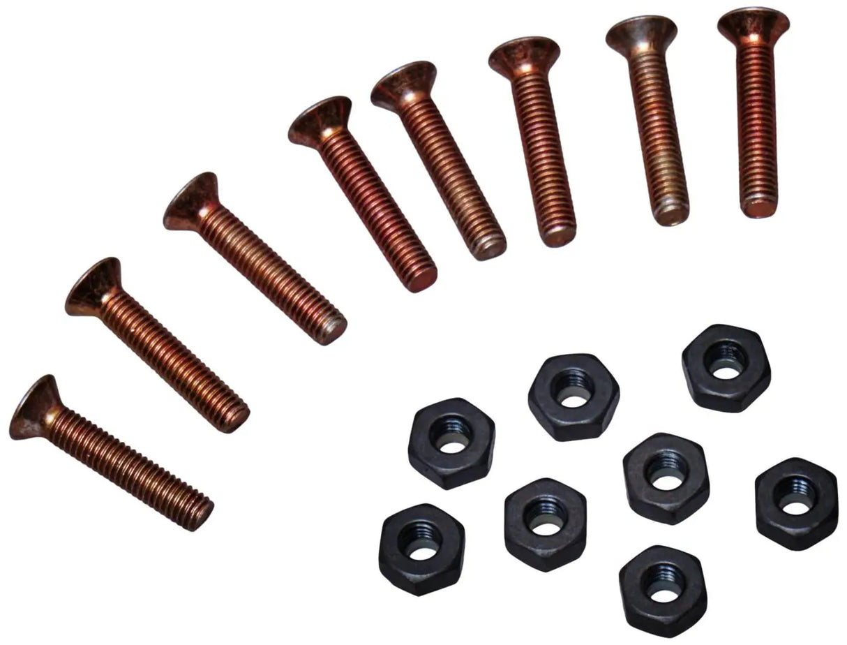 Venom Redheads Gold Mounting Bolts (8 Pack) | RideHub