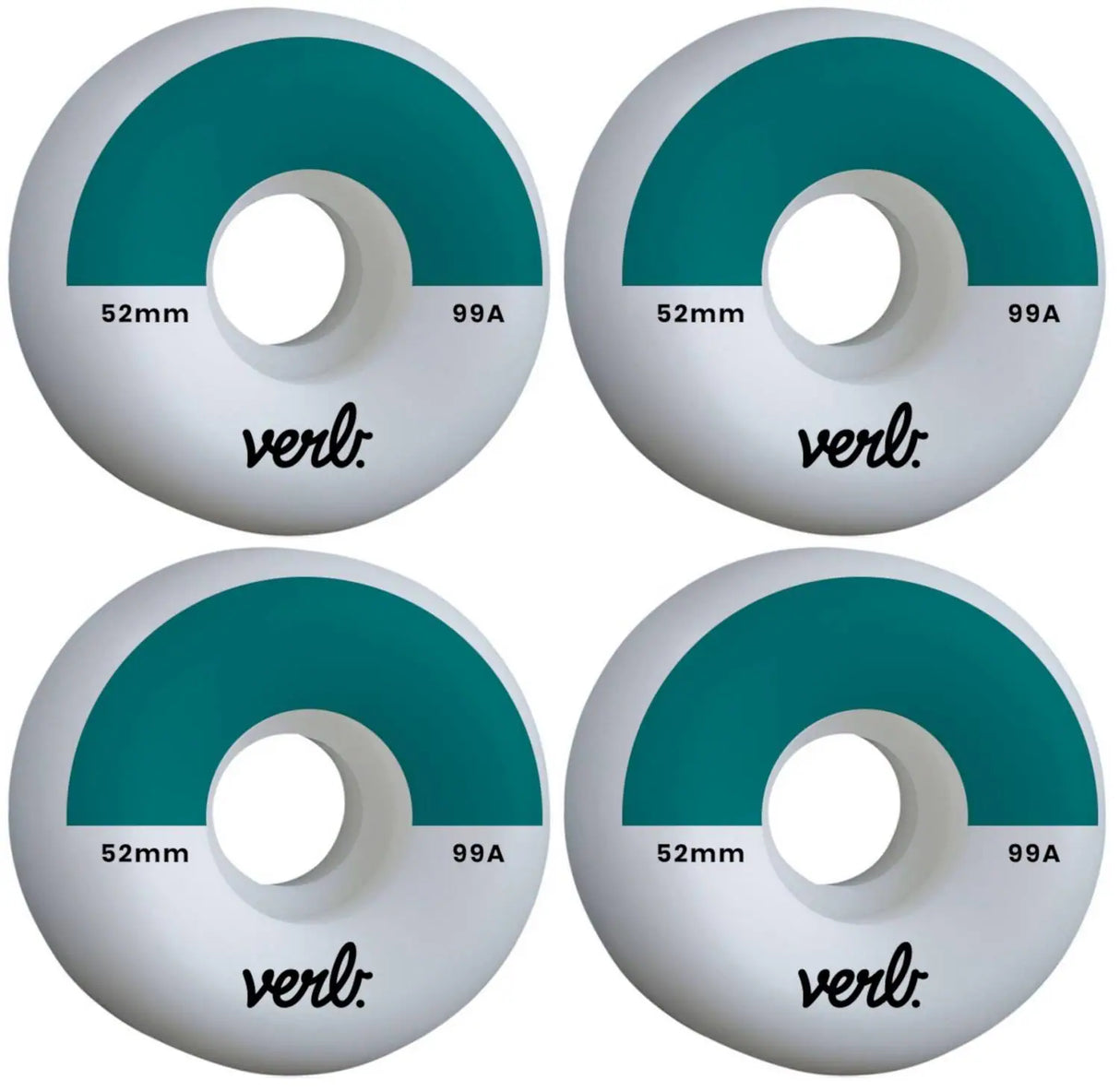 Verb Dip 99A 52mm Skateboard Wheels (4-Pack) | RideHub
