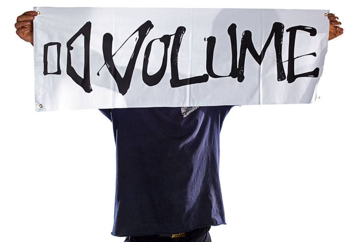 Volume Bikes Banner Black with White Logo | Ride Hub