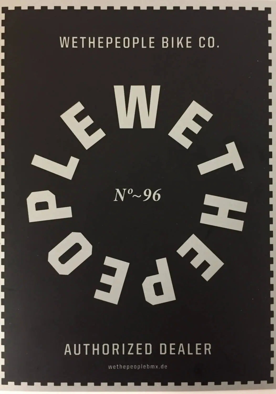 Wethepeople Authorized Dealer Sticker | RideHub