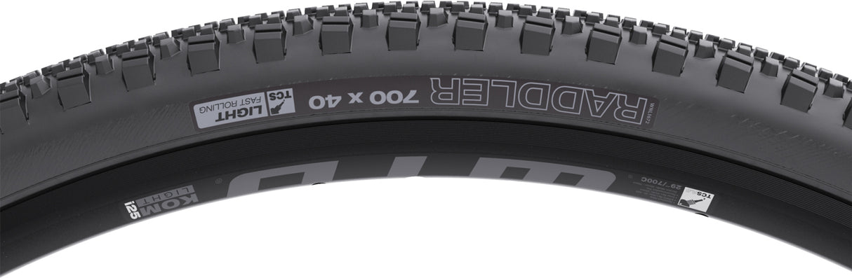 WTB Tire Raddler TCS 700 x 40c Light Fast black