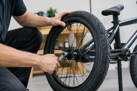Centrowanie koła BMX: kiedy działać i jak
