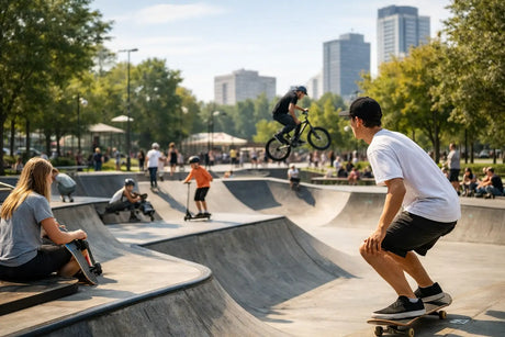 Jak miasta ożywiają skateparki na co dzień