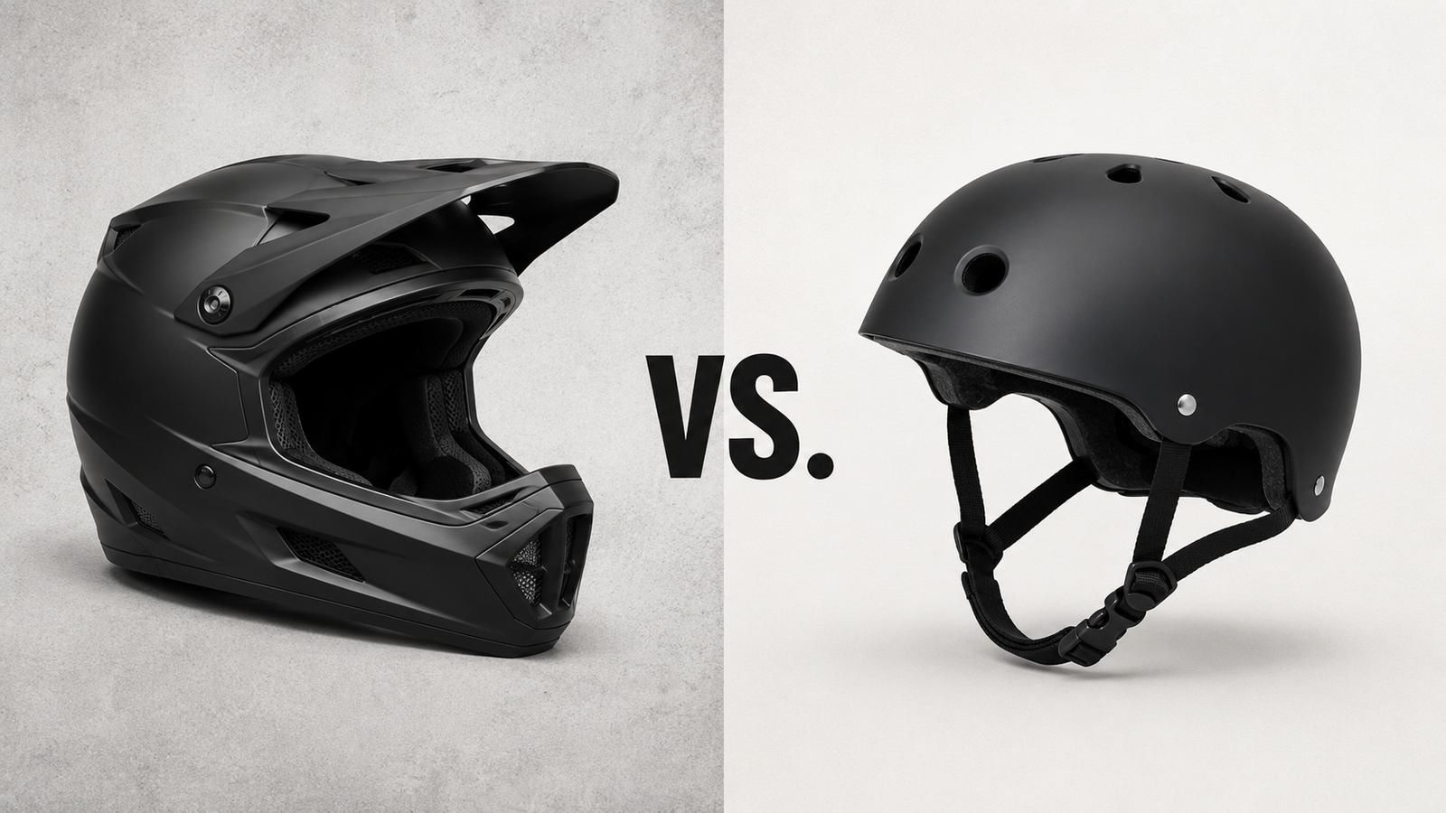 kask fullface vs. orzeszek