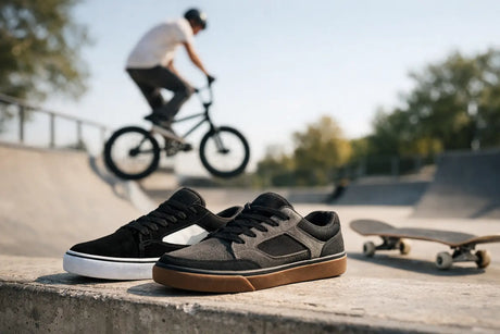 Najlepsze buty BMX skate to nie kwestia logo. Sprawdź, na co patrzeć, jeśli jeździsz street, park lub dirt i chcesz butów, które trzymają.