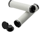 SRAM DH Silicone Locking Grips Black with Double Clamps &amp; End Plugs
