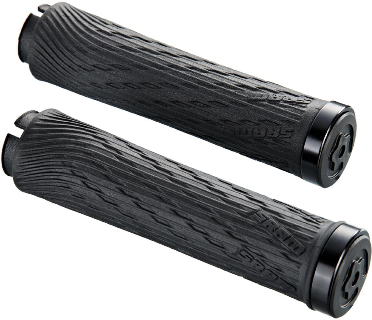 Locking Grips for XX1 Grip Shift 100mm and 122mm with Silver Clamps and End Plug