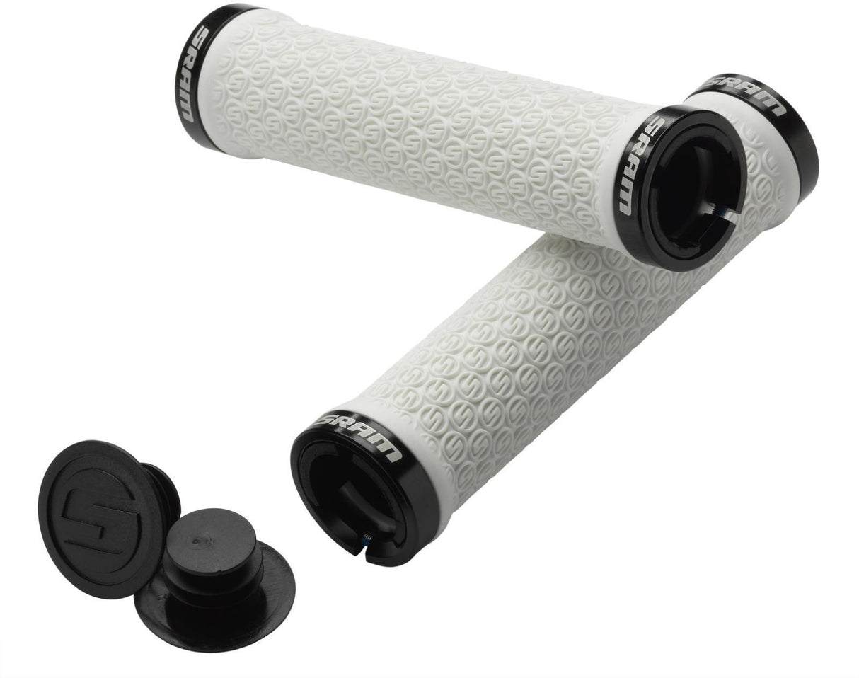 SRAM Locking Grips Black with Double Clamps &amp; End Plugs