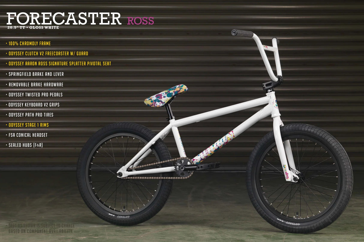 Aaron Ross Signature BMX Sunday Forecaster BMX Bike | Matte Sky Blue | RideHub