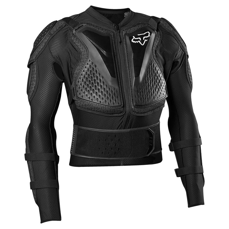 Fox Titan Sport Black T-Shirt with Protectors