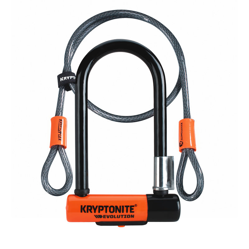Kryptonite Evolution Mini-7 U-Lock (Cable Included) 8.3cm x 17.8cm