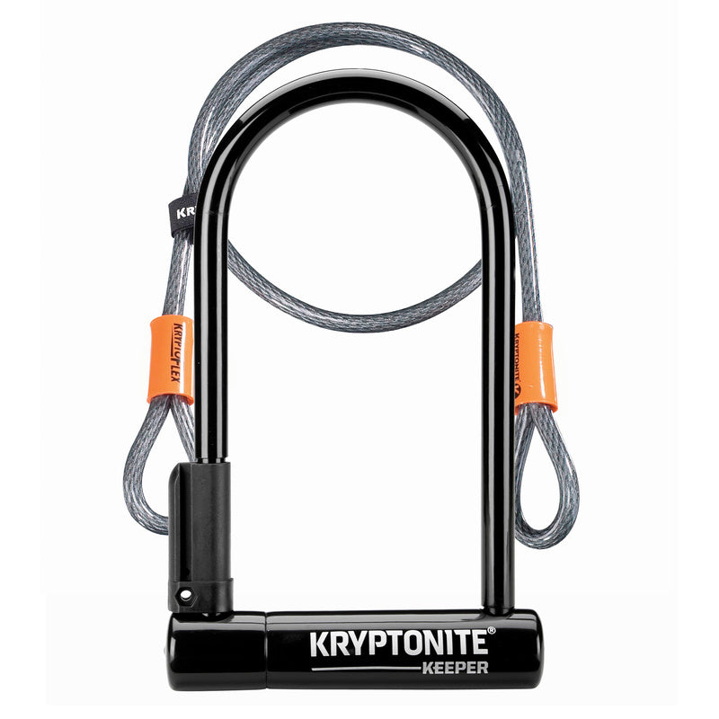 Kryptonite Keeper 12 Standard U-Lock (Cable Included) 10.2cm x 20.3cm