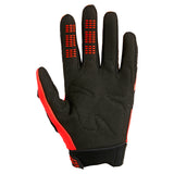 Fox Junior Dirtpaw Fluo Red Gloves